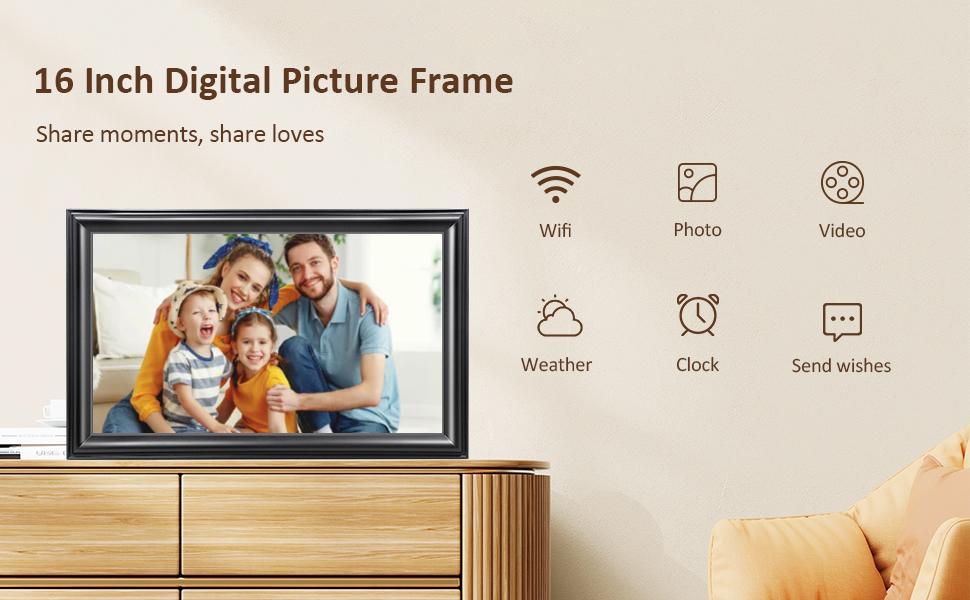 large digital picture frame