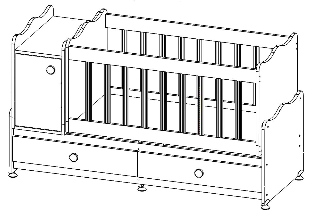 Garaj Home Pırlanta 60x120 Uzayan Beşik