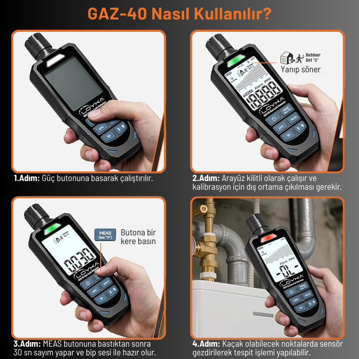 gaz40 nasıl kullanılır