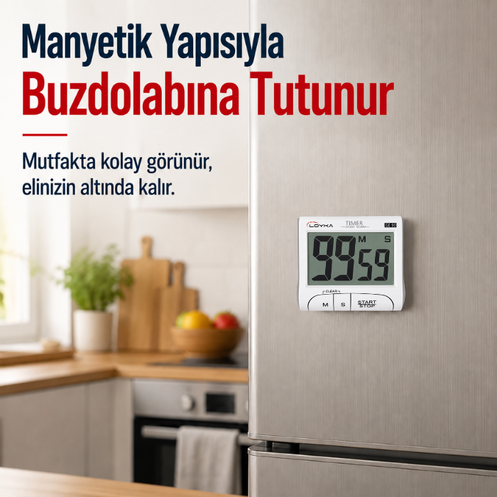 Loyka GE90 manyetik zamanlayıcı ve kronometre
