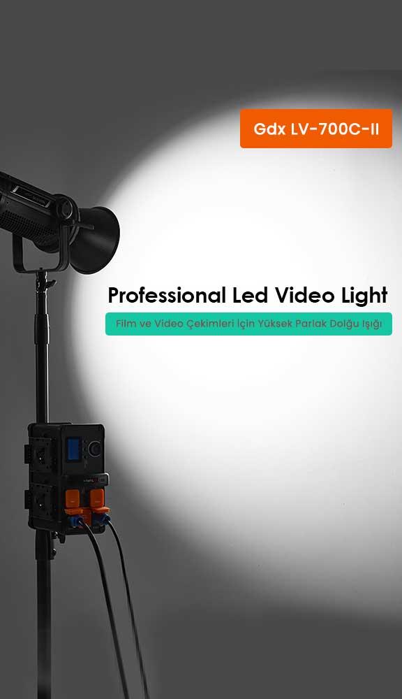 Gdx LV-700C-II Bi Color Led Video Işığı Gdx LV-700C-II Bi Color Led Video Işığı