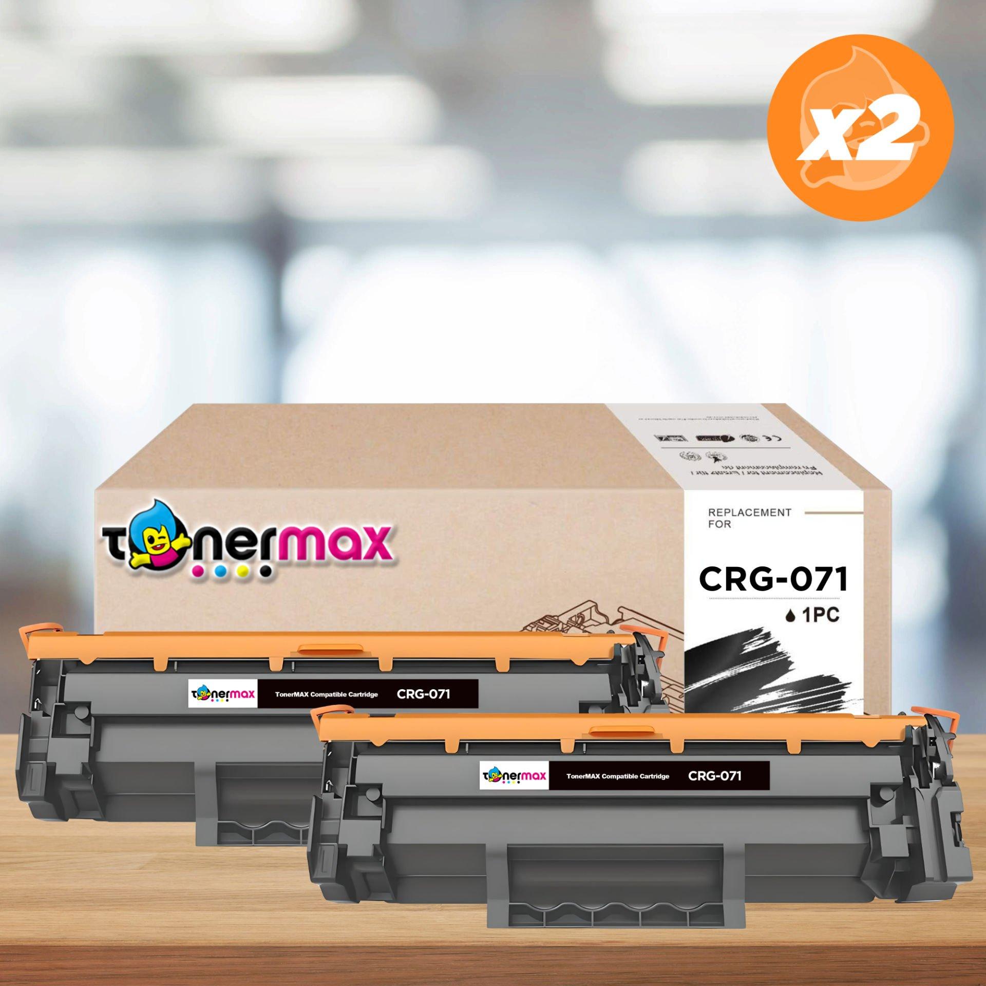 Canon CRG-071 Muadil Toner - Çipli 2'li Avantaj Paket