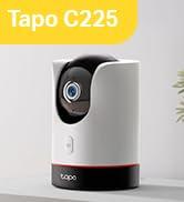 Tapo C225, 2K QHD Wi-Fi Güvenlik Kamerası, Yapay Zeka Desteği, Hareket Tespit ve Takibi, 360°, Re...