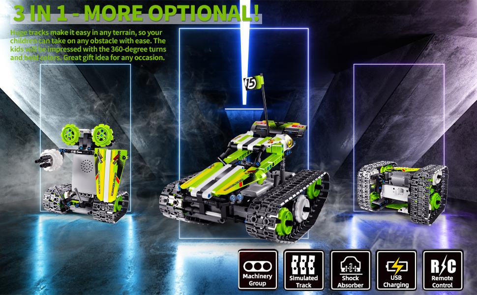 3'ü 1 arada STEM Uzaktan Kumanda Yapı Kiti