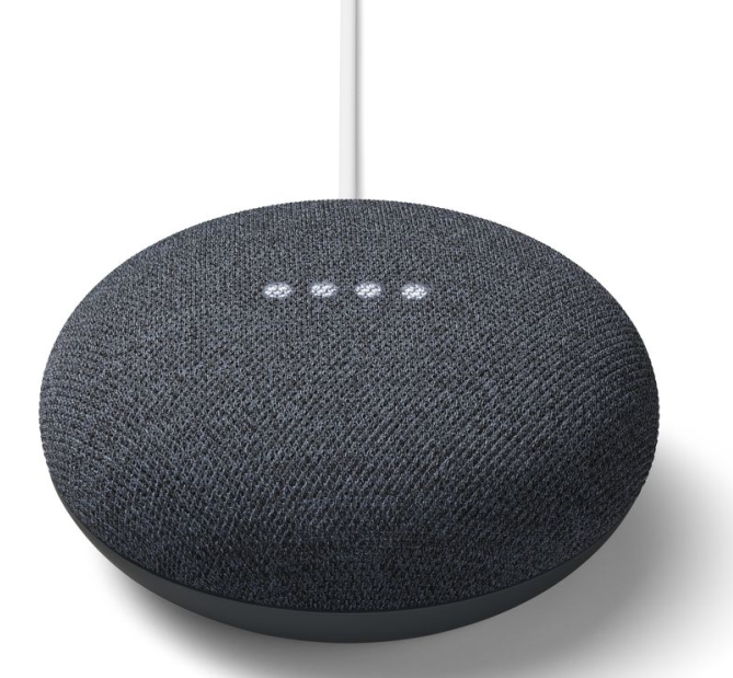 Išmanioji kolonėlė Google Nest Mini, pilkai juoda - Topocentras