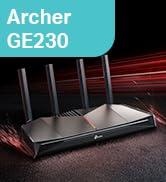 TP-Link Archer GE230 Wi-Fi 7 Oyuncu Yönlendicisi, 3.6 Gbps, 2.5G Portlu, MLO ve 4K-QAM Teknolojil...