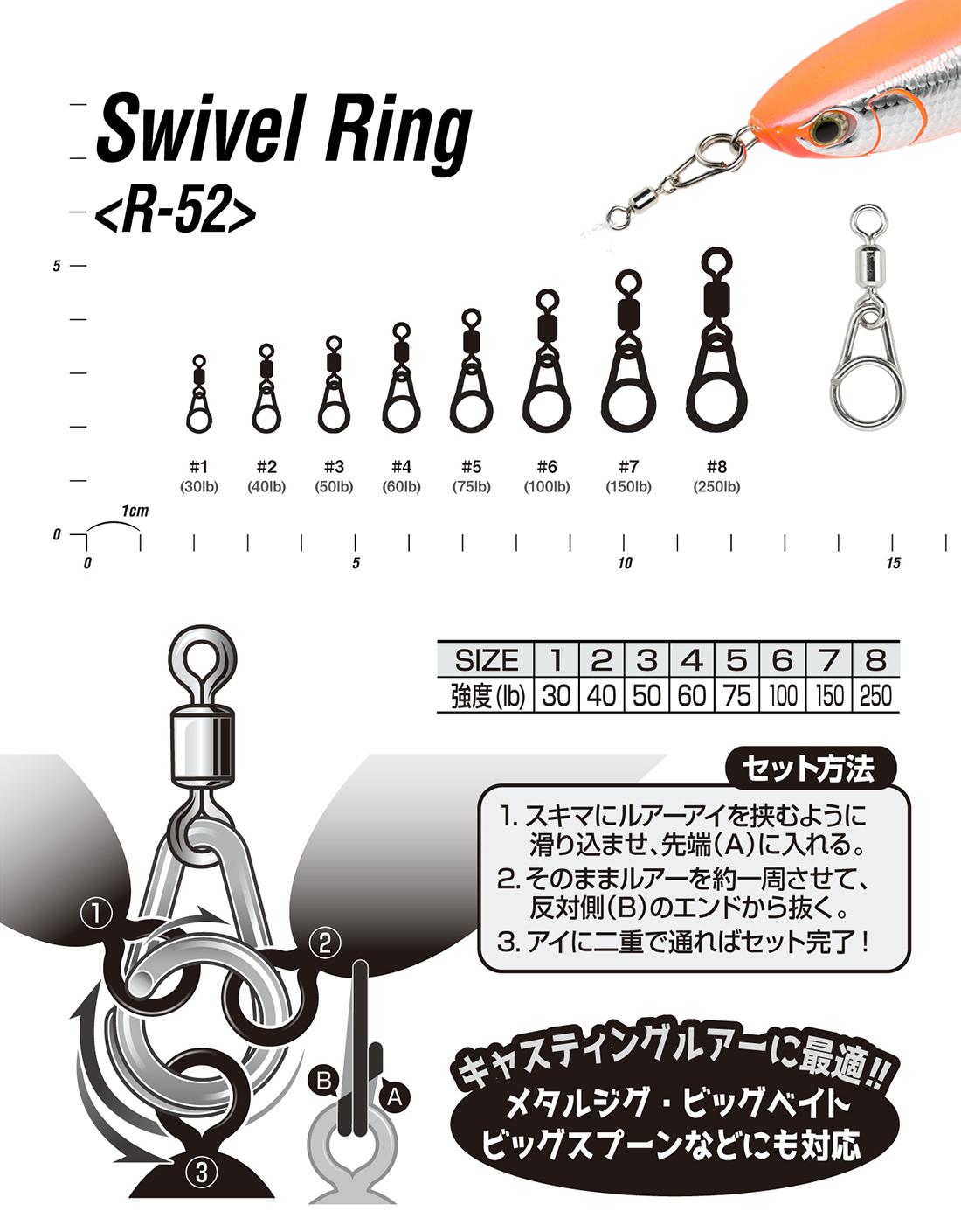 Decoy R-52 Front Swivel Ring Fırdöndülü Klips