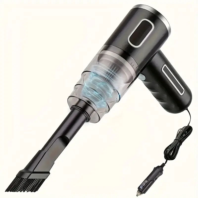 taşınabilir 12v   elektrikli süpürge, düz kanatlı kuş ucu, 3.6 kpa emiş, 0.1-0.2l toz bardağı, kumaş filtre, 65db sessiz çalışma, kablolu 3-5m kablo, 0-200w tasarım gücü, pil gerektirmez ayrıntılar 6