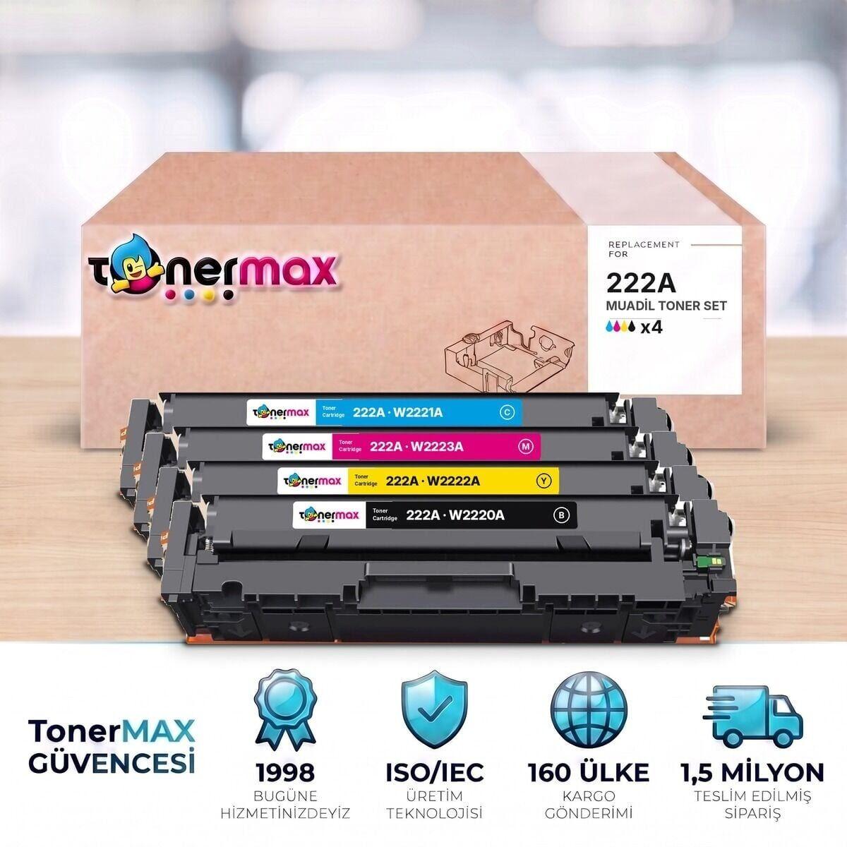 222A CMYK Muadil Toner Seti