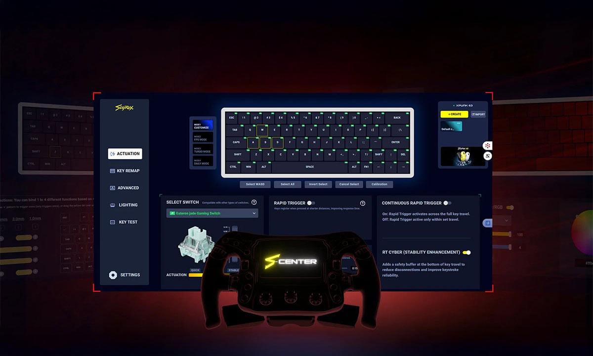 Scyrox Xpunk 63 Pembe Gaming Klavye H7