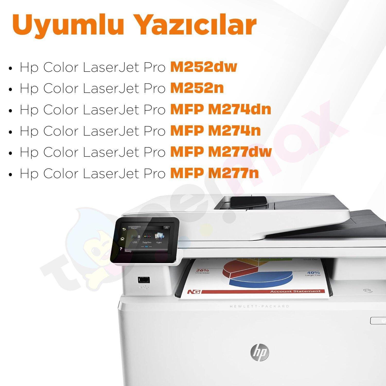 Hp 201X / CF400X Muadil Toneri