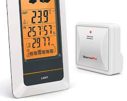 ThermoPro TP67A Wifi İç ve Dış Mekan Dijital Isı,Nem,Basınç Ölçen Hava Tahmin İstasyonu resmi