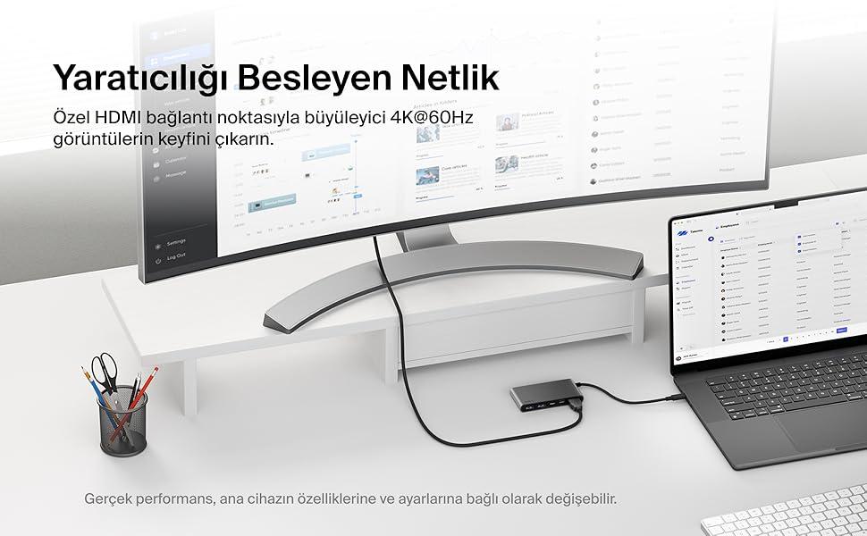 Cift USB-C baglanti noktali