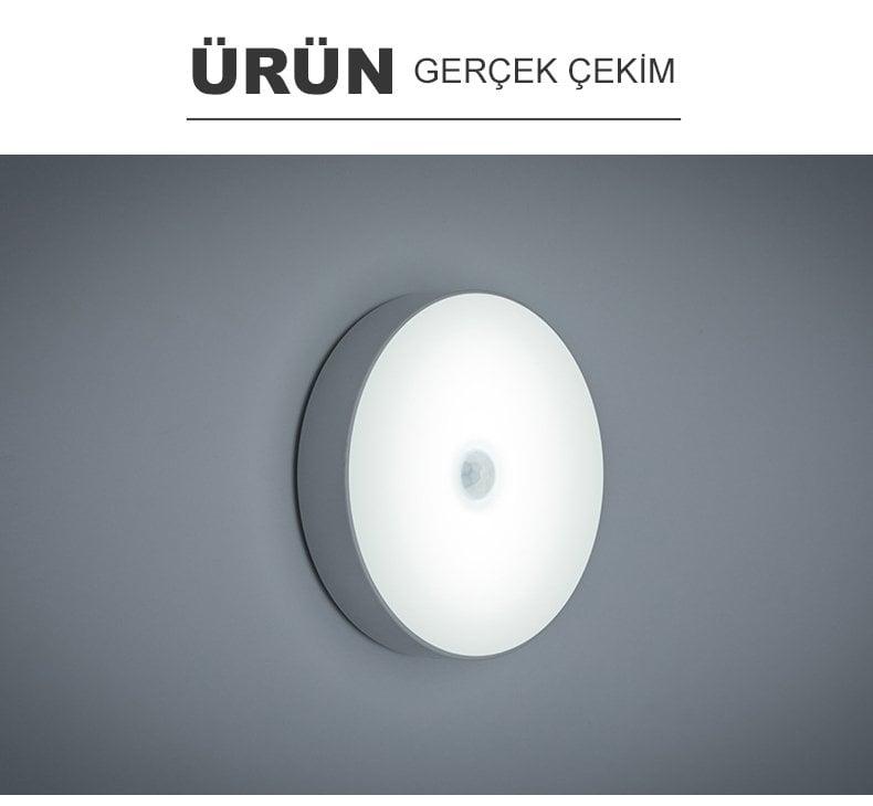 Powermaster MX-W002 Kızılötesi Hareket Sensörlü USB Şarjlı Beyaz İndiksiyon Gece Lambası İçerik