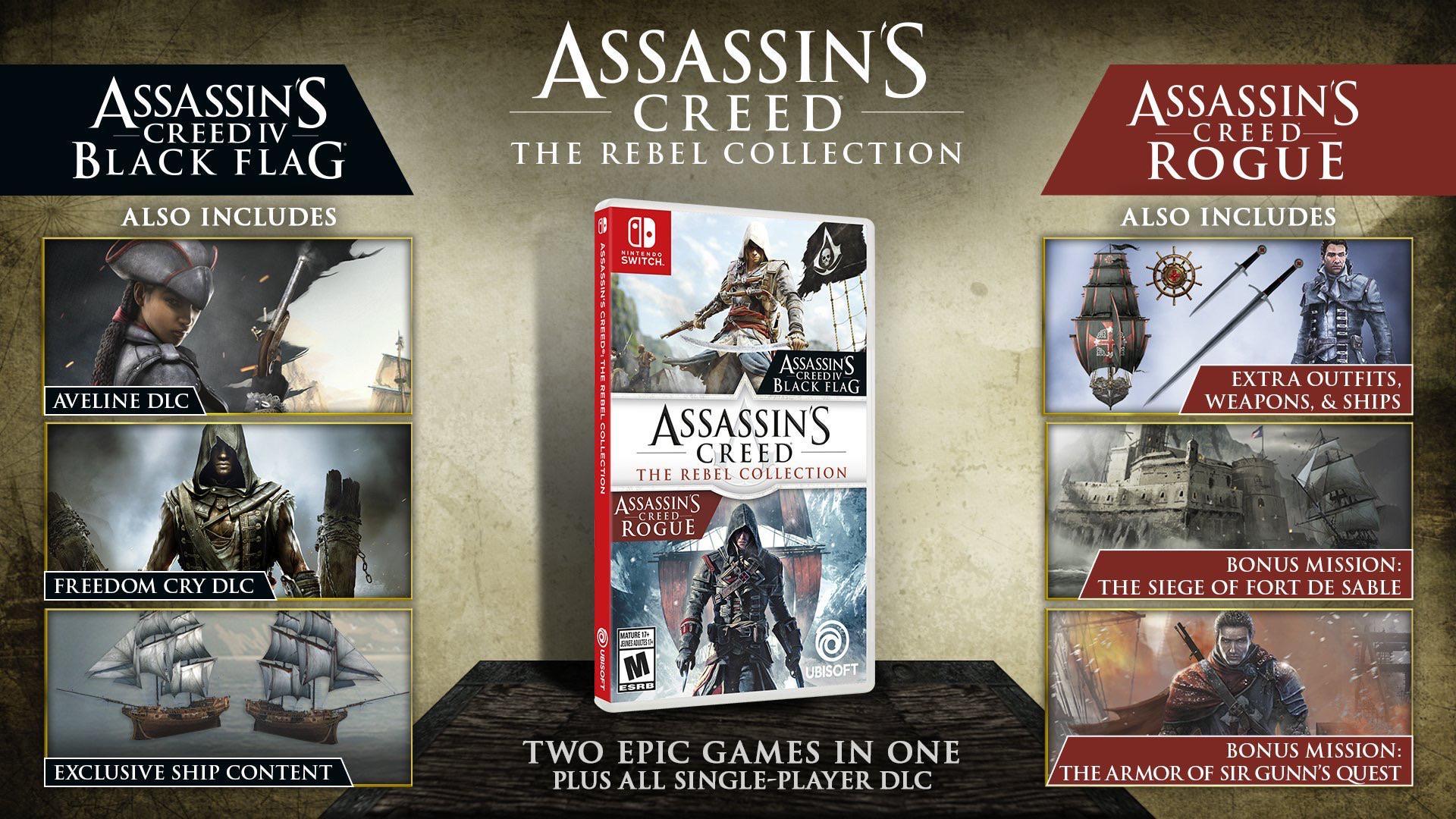 All DLC included with assassin's creed the Rebel Collection. :  r/assassinscreed