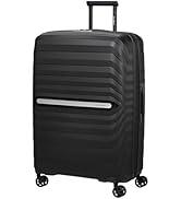 Samsonite Neo Flux - Spinner L, Genişletilebilir Çanta, 75 cm, 109/121 L, Siyah (Siyah)