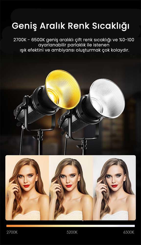Gdx LV-700C-II Bi Color Led Video Işığı Gdx LV-700C-II Bi Color Led Video Işığı