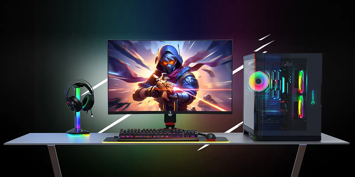 GamePower 32″ Vision V30 Curved 1000R RGB 240Hz 1ms 2K (QHD) , Kvm, Speaker, Type C Gaming Monitör (Sıfır Ölü Piksel Garantili)