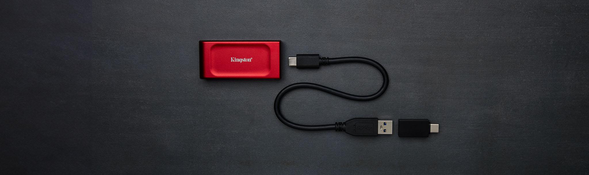 Kingston Xs1000 2tb Red External Usb 3.2 Gen 2 Taşınabilir Ssd (sxs1000r 2000g) H4