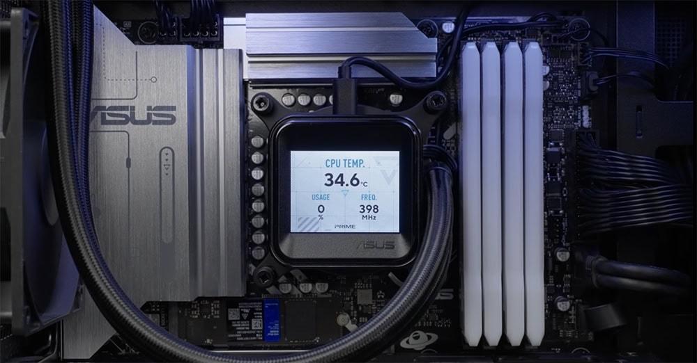 Prime LC 360 ARGB LCD ASUS Prime LC 360 ARGB LCD İşlemci Sıvı Soğutucu H2