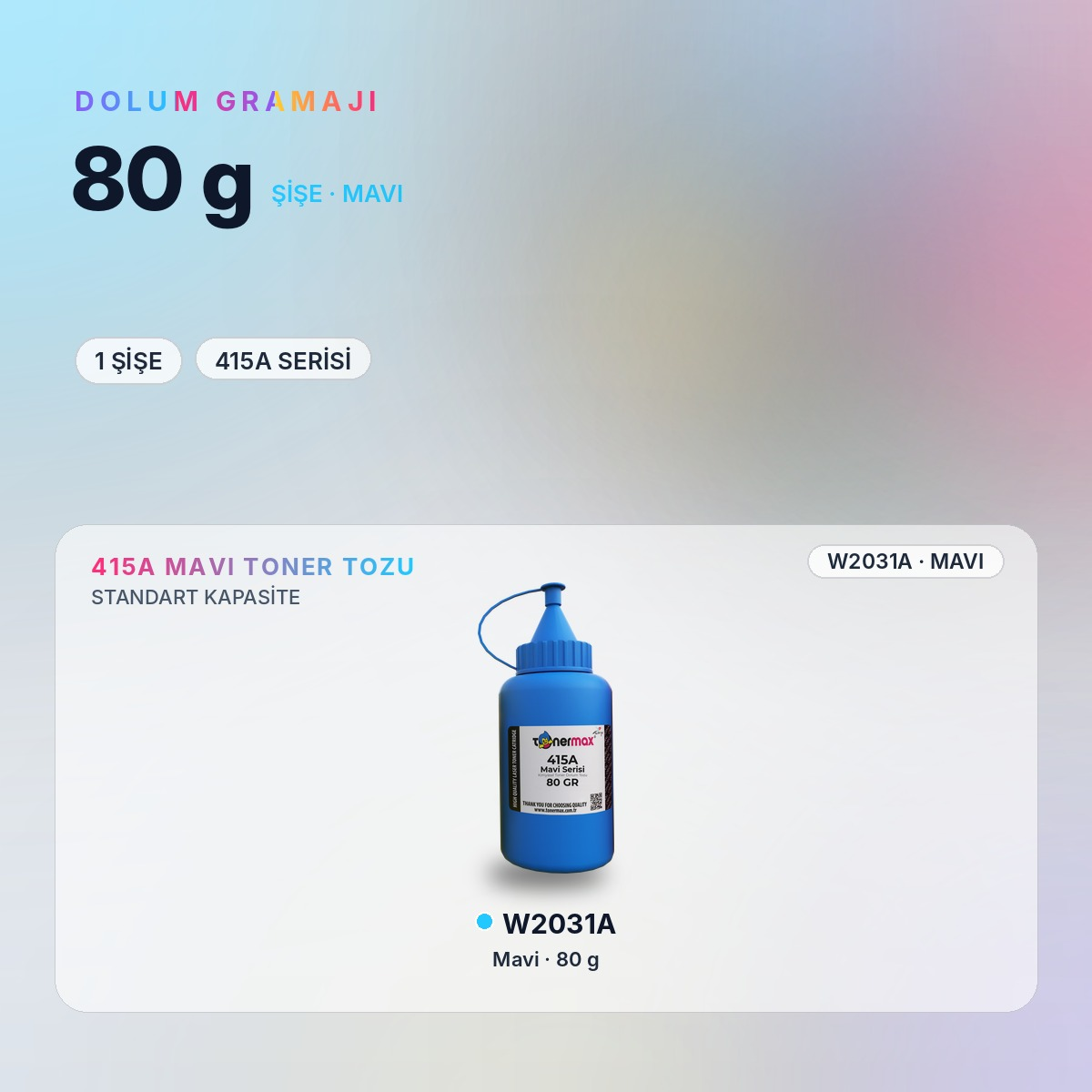 W2031A Toner Tozu