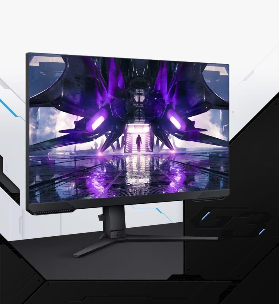 Samsung Odyssey G3 Ls24ag300nrxuf 24 Inc 144 Hz 1ms Full Hd Freesync Premium Va Gaming Monitor H1