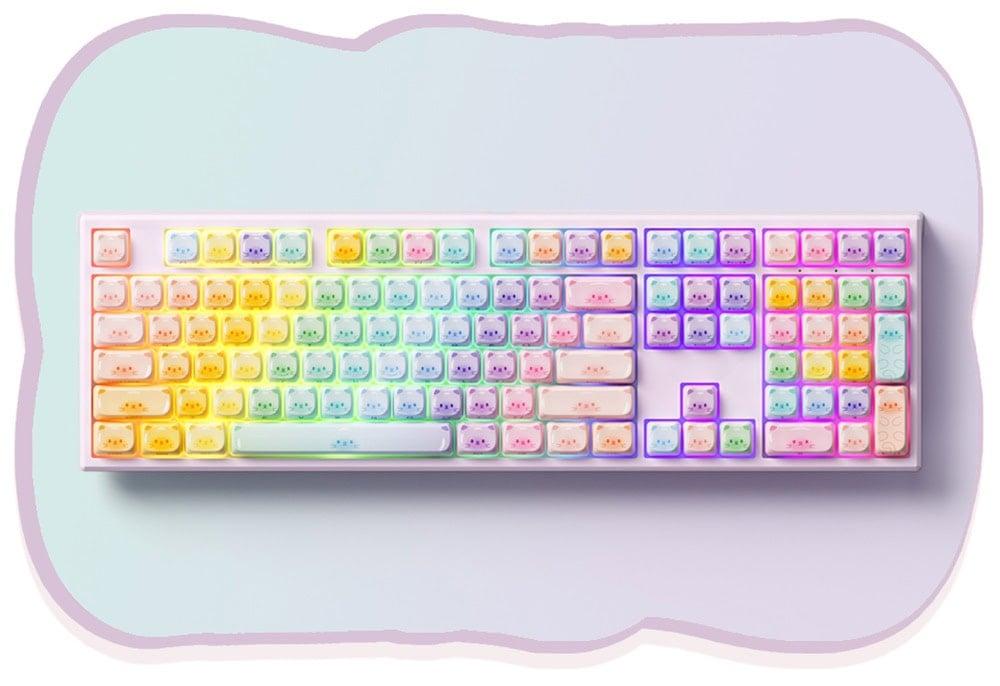 Akko Monsgeek Mg108b Colorful Cats Klavye H8