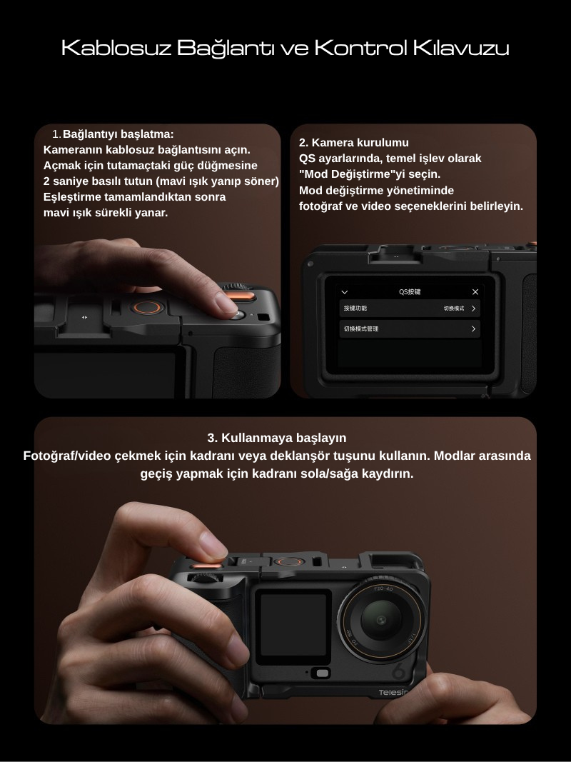 Osmo Action 6 Remote StreetGrip Kit  - Kurulum Rehberi