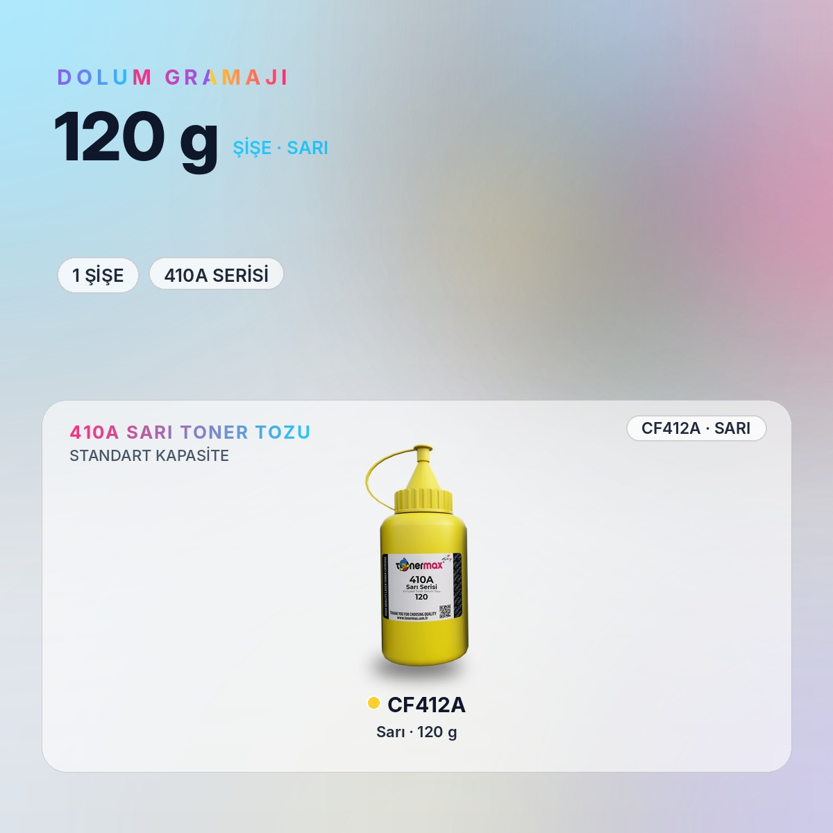 CF412A Toner Tozu