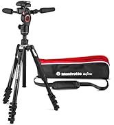 Manfrotto Befree Gelişmiş 3 Yönlü Tripod Kiti, Kameralar ve Ca için Alüminyum Tripod ve Akışkan Kafası...