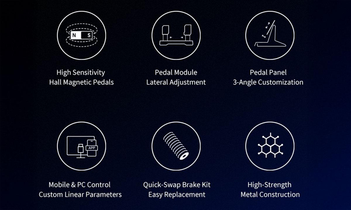 Yüksek Hassasiyetli, Ayarlanabilir ve Profesyonel Pedal Sistemi