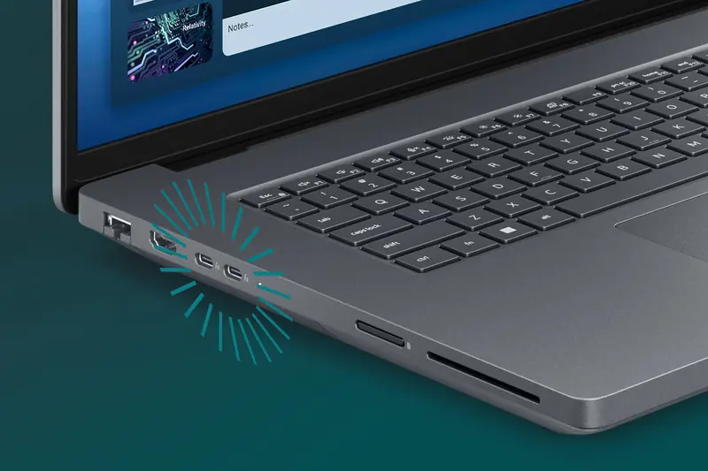 Dell Pro Max 18 Plus MB18250 sürdürülebilir tasarım ve geri dönüştürülmüş malzemeler