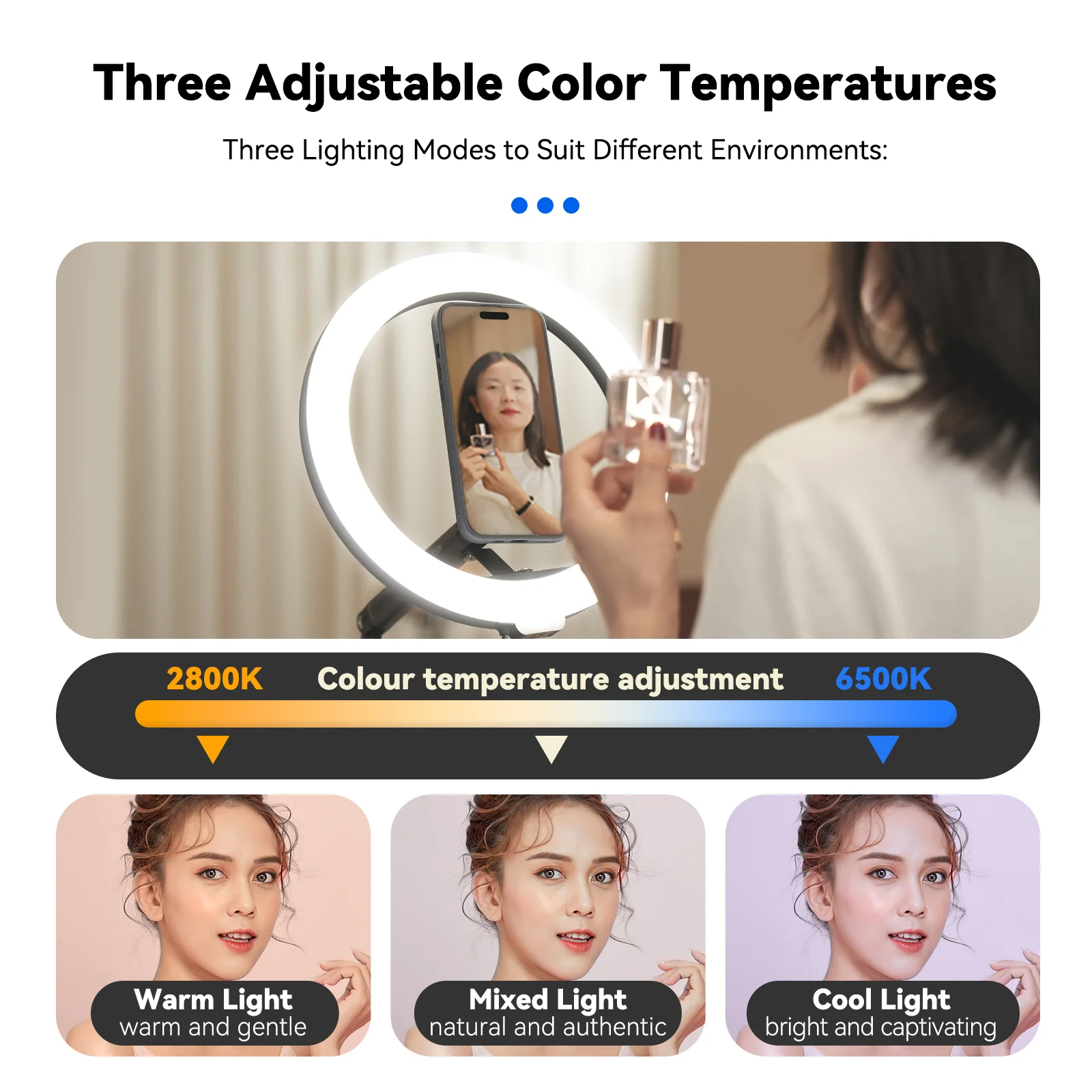Telesin Selfie Ring Light (10inç)