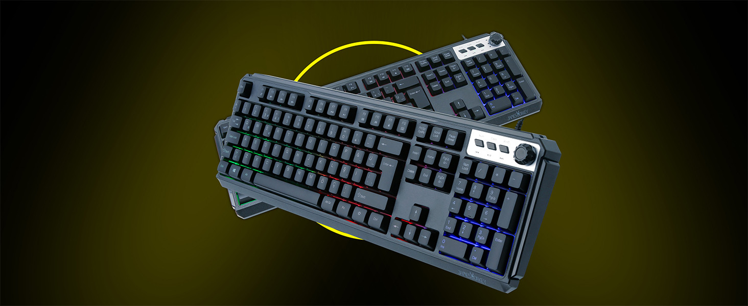 James Donkey JDK104 Rainbow Mekanik Hisli Membran Türkçe Q Gaming 105 Tuş Siyah Klavye