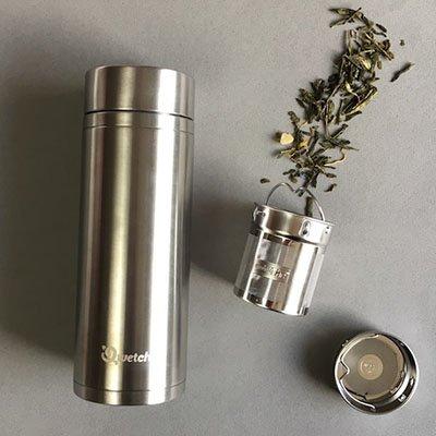 Qwetch QT5000 Isı Yalıtımlı 300 ml Termos - Metalik