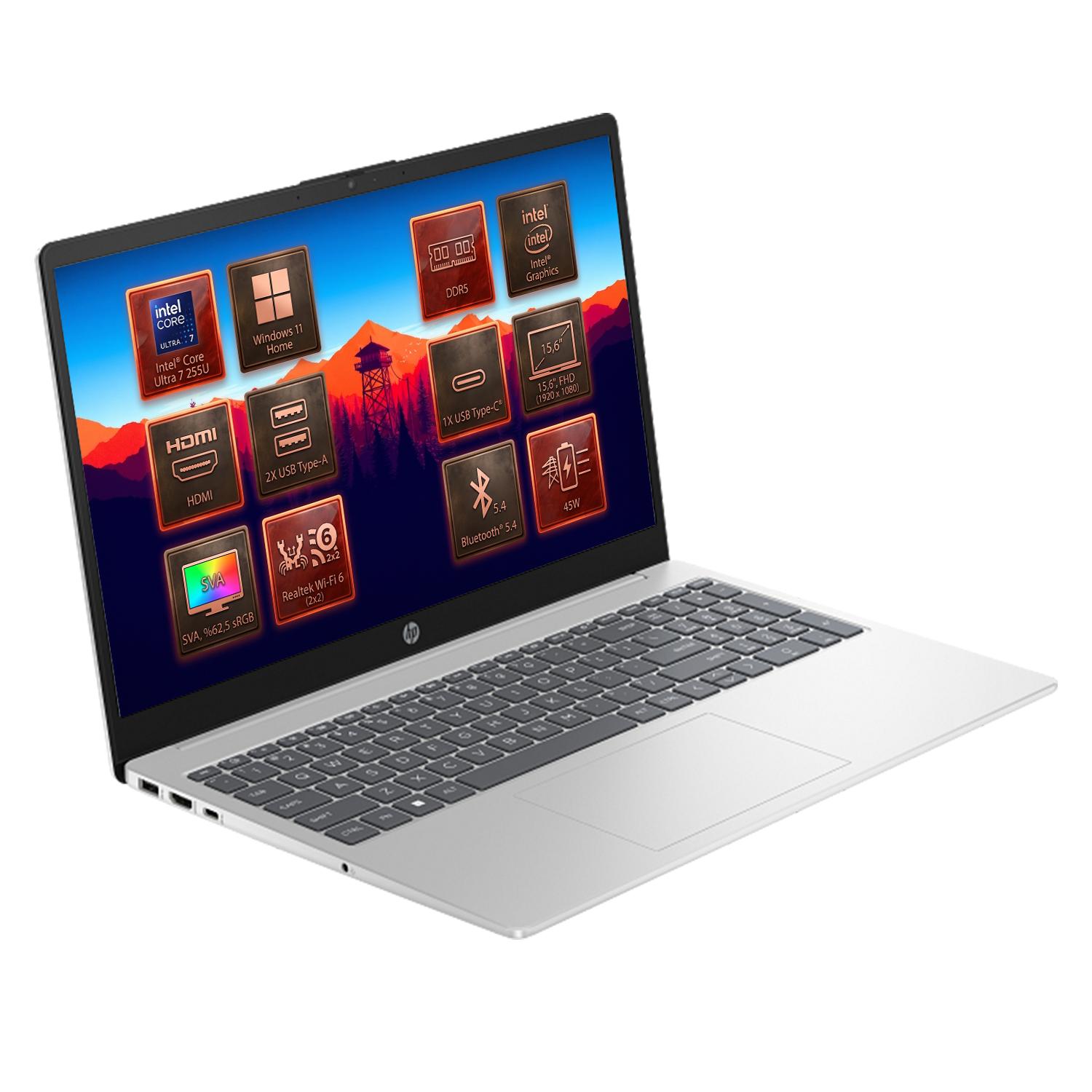 HP AI 15 Ekran ve Bağlantı
