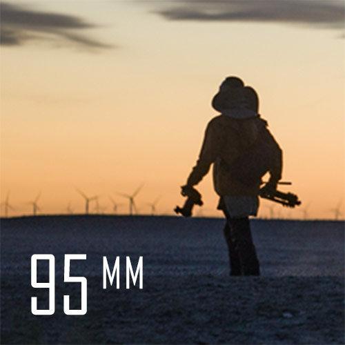 95 mm çapında
