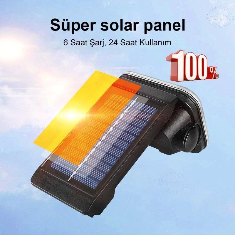 LF-1750B 48 SMD Ledli 3 Modlu Sensörlü Solar Duvar Lambası İçerik