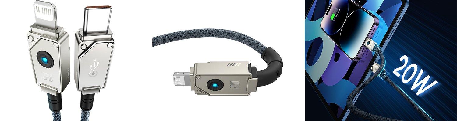 Baseus Unbreakable 20W 100 cm Type-C to Lightning Şarj Kablosu
