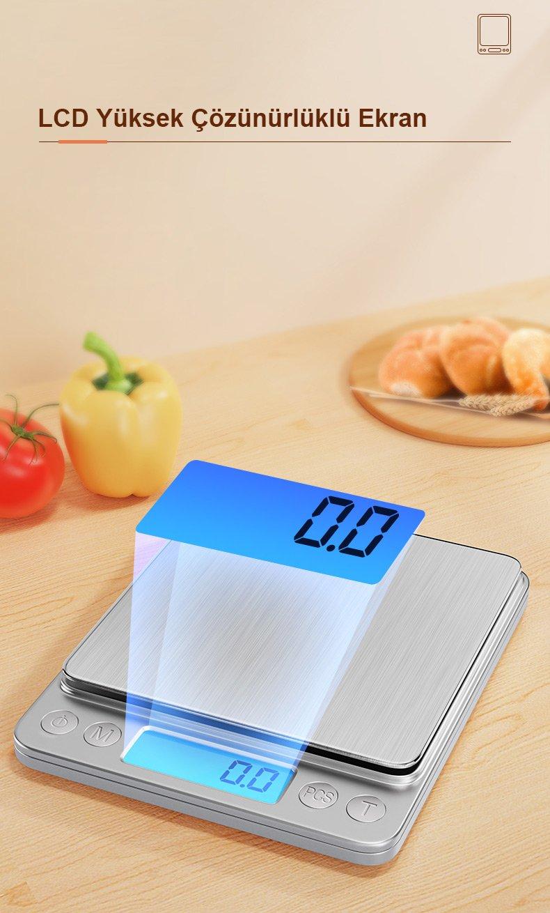 Powermaster 3000 Gr Dijital Hassas Terazi 0.01 Gr. PM-14634