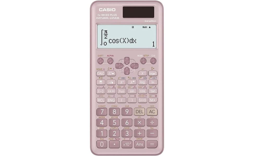 Casio Pink Bilimsel Hesap Makineleri Programlanamayan 10 + 2 basamaklı 417 Fonksiyonlar, FX991ESPLUS2PKWDT