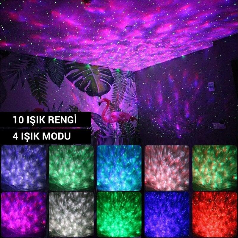 Powermaster PM-7388 Bluetooth Destekli Animasyonlu Şarjlı Ufo Tip Disko Topu İçerik