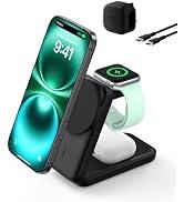 Belkin Manyetik Kablosuz Şarj Cihazı 25W, 3'ü 1 Arada Qi2 Sertifikalı MagSafe Uyumlu Hızlı Şarj Cihazı...