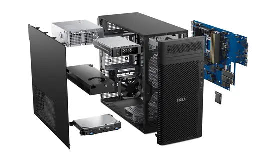 Dell Pro Max Tower T2 iş istasyonu tasarımı ve genişletilebilirlik