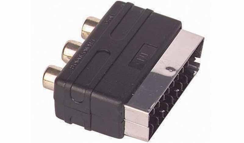Scart Erkek-Rca Dişi Ara Mini Adaptör