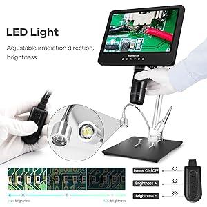 LED ışıklı mikroskop