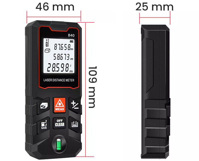 40 metre lazermetre