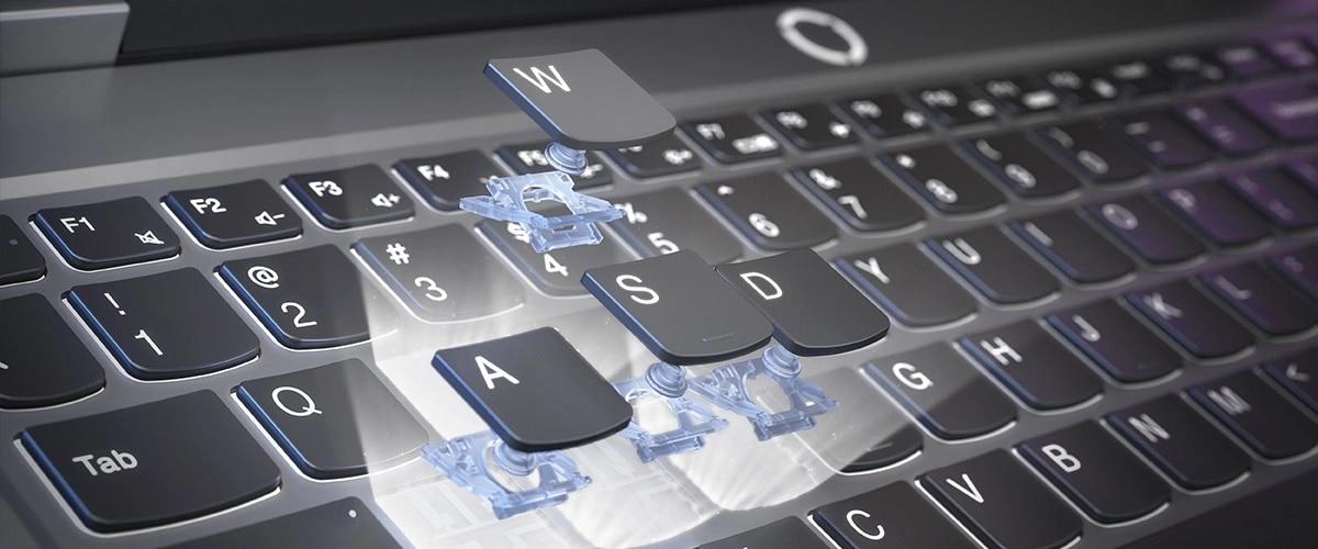 Değiştirilebilir tuş başlıkları ile Lenovo LOQ 15IAX9I