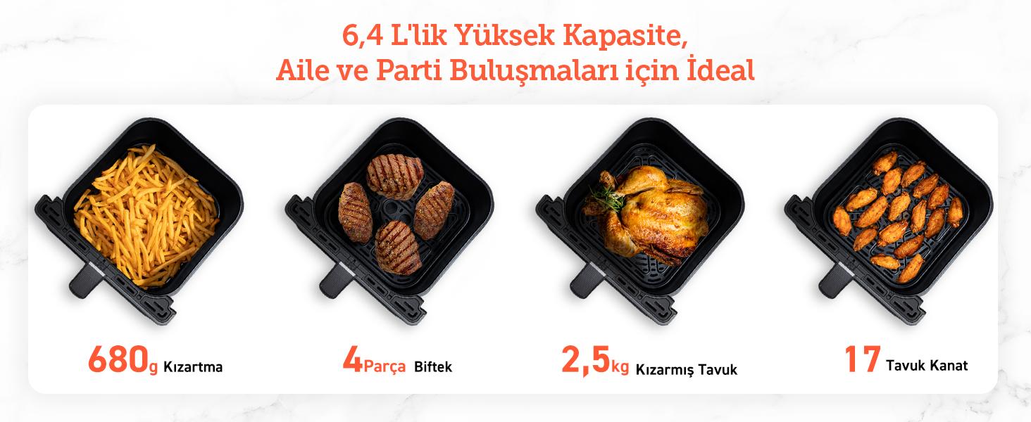 6,4 L'lik Yüksek Kapasite