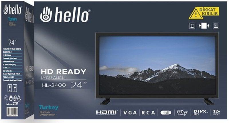 Hello 24 inc 61 Ekran Dahili Uydu Alıcılı Lcd-Led Tv